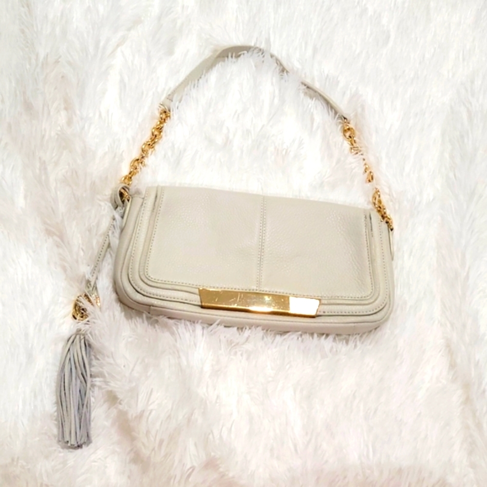 Vince Camuto, leather, shoulder bag, white, new